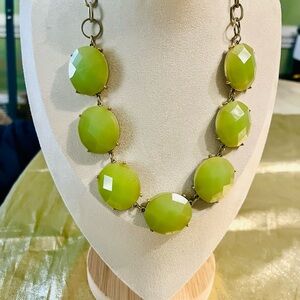 Green Statement Necklace